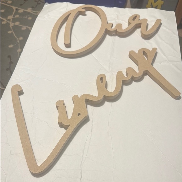 Other - Wooden Wall Decor Sign - Tan